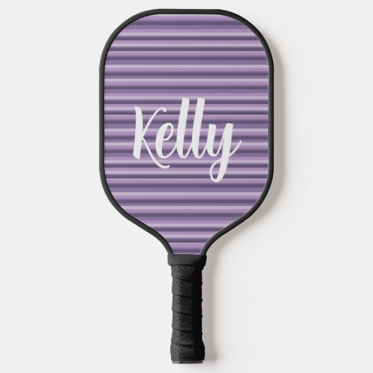 Purple stripes Pickleball Paddle (Voorkant)