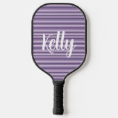Purple stripes Pickleball Paddle (Achterkant)