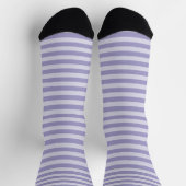 Purple Stripes Seamless Pattern Sokken (Top)