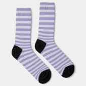 Purple Stripes Seamless Pattern Sokken (Rechts)