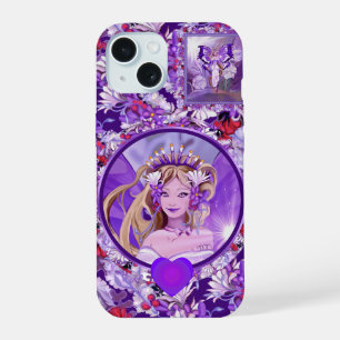 Purple Sun Fairy Case-Mate iPhone Hoesje 15 Case