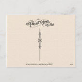 Purple Sweet Pea Basket Easter Post Card Feestdagenkaart (Achterkant)