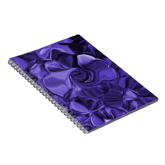 Purple Swirls Spiral Notebook Notitieboek (Rechterzijde)