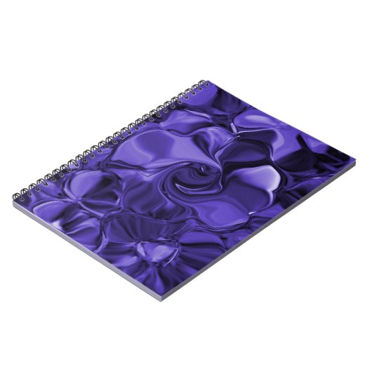 Purple Swirls Spiral Notebook Notitieboek (Linkerzijde)