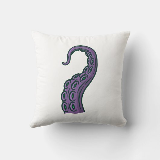 Purple Tentacle Kussen (Achterkant)
