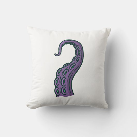 Purple Tentacle Kussen (Voorkant)
