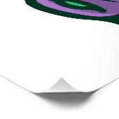 Purple Tentacle Perfect Poster (Hoek)