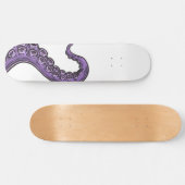 Purple Tentacle Persoonlijk Skateboard (Horizontaal)