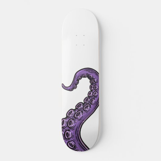 Purple Tentacle Persoonlijk Skateboard (Voorkant)
