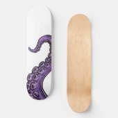 Purple Tentacle Persoonlijk Skateboard (Voorkant)