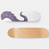 Purple Tentacle Persoonlijk Skateboard (Horizontaal)