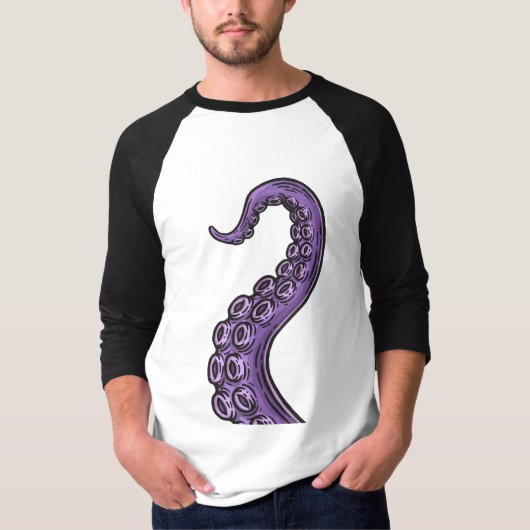 Purple Tentacle T-shirt (Voorkant)