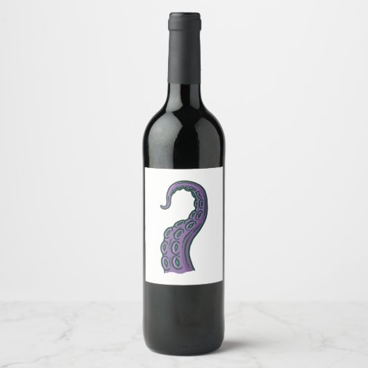 Purple Tentacle Wijn Etiket (Voorkant)