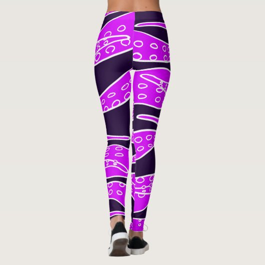 Purple Tentacles Leggings (Achterkant)