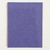 Purple textured surface swirling pattern planner (Voorkant)