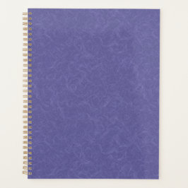 Purple textured surface swirling pattern planner