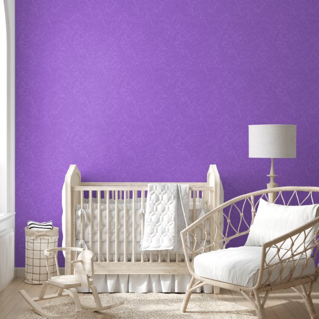 Purple textured surface with swirling pattern behang (Kinderen)