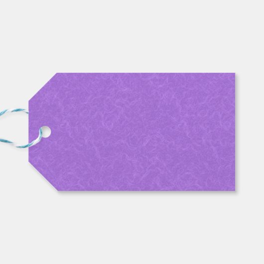 Purple textured surface with swirling pattern cadeaulabel (Achterkant Horizontaal)