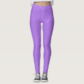 Purple textured surface with swirling pattern leggings (Voorkant)