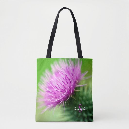 Purple Thistle Tote bag (Voorkant)