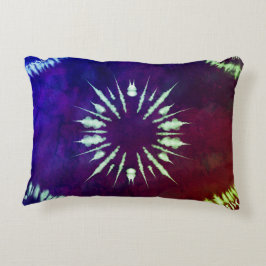 Purple Tie dye Accent Pillow Kussen