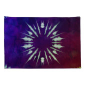 Purple Tie Dye Pillowcase Kussensloop (Achterkant-Rechts)