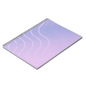 Purple to Pink Swirl Ombre Notebook Notitieboek (Linkerzijde)