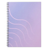 Purple to Pink Swirl Ombre Notebook Notitieboek (Voorkant)