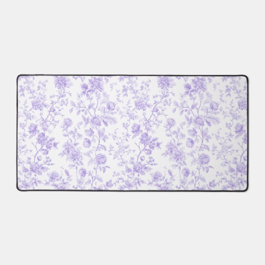 Purple Toile Desk Mat (Voorkant)