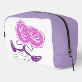 Purple Toiletry bag/Maue Toiletry Toilettasje (Rechterhoek)