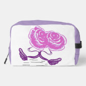Purple Toiletry bag/Maue Toiletry Toilettasje (Achterkant)