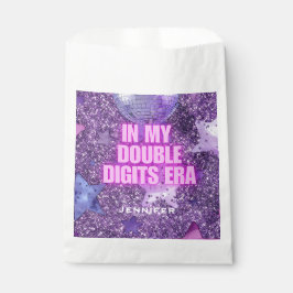 Purple Trendy In My Double Digits Era Birthday Bedankzakje