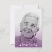 Purple Trendy Transparency Funeral Dear Ones (Voorkant)