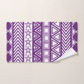 Purple Tribal Design Bad Handdoek (Handdoek)