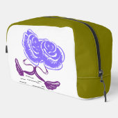Purple Troiletery bag/Violet Toiletkit Toilettasje (Rechterhoek)