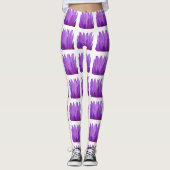 Purple Tulip Leggings (Voorkant)