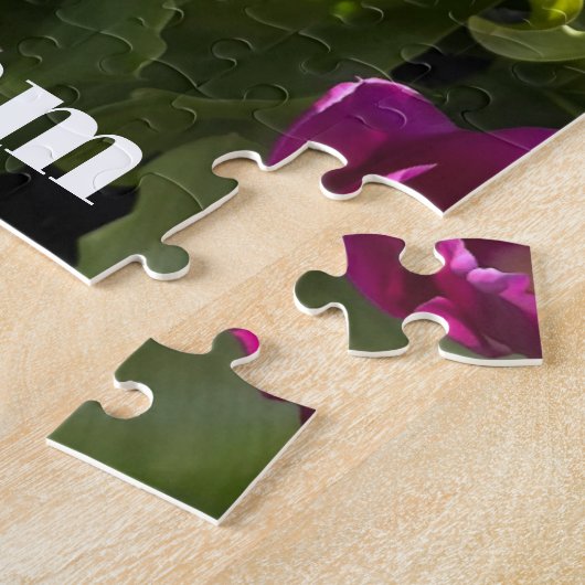 Purple Tulips of Amsterdam Jigsaw Puzzle Legpuzzel (Zijkant)