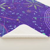 Purple Twilight Party Sherpa Deken (3/4)