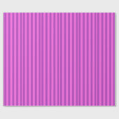 Purple Two Tone Stripes  Cadeaupapier (Vlak)