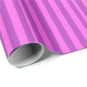 Purple Two Tone Stripes  Cadeaupapier (Rol Hoek)
