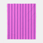 Purple Two Tone Stripes  Fleece Deken (Voorkant)