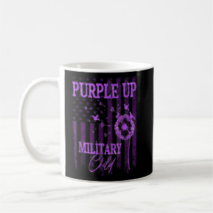 Purple Up For Military Child Month Dandelion Spark Koffiemok