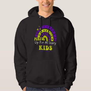 Purple Up For Military Kids Month Of The Military Hoodie