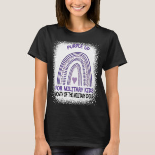 Purple Up For Military Kids Month Of The Military T-shirt