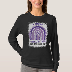 Purple Up For Military Kids Month Of The Military T-shirt