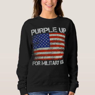 Purple Up For Military Kids Month Of The Military Trui