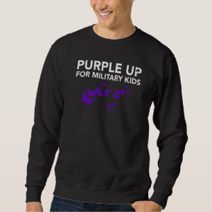 Purple Up For Military Kids Month Of The Military Trui