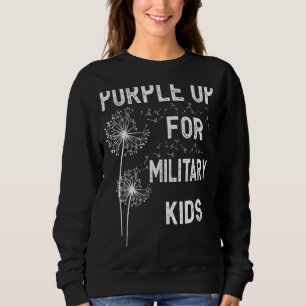 Purple Up For Military Kids Month Of The Military Trui