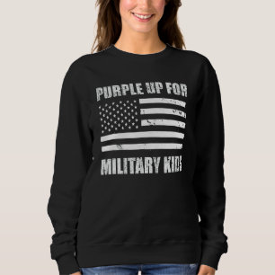 Purple Up For Military Kids Month Of The Military Trui
