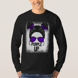 Purple Up Girl Month Of Military Child Girls Purpl T-shirt
